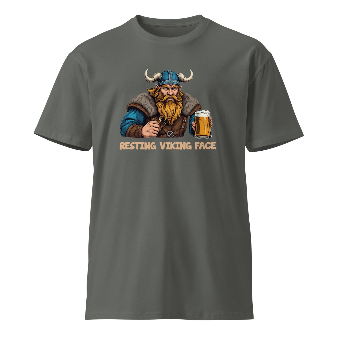 Resting Viking Face Premium t-shirt