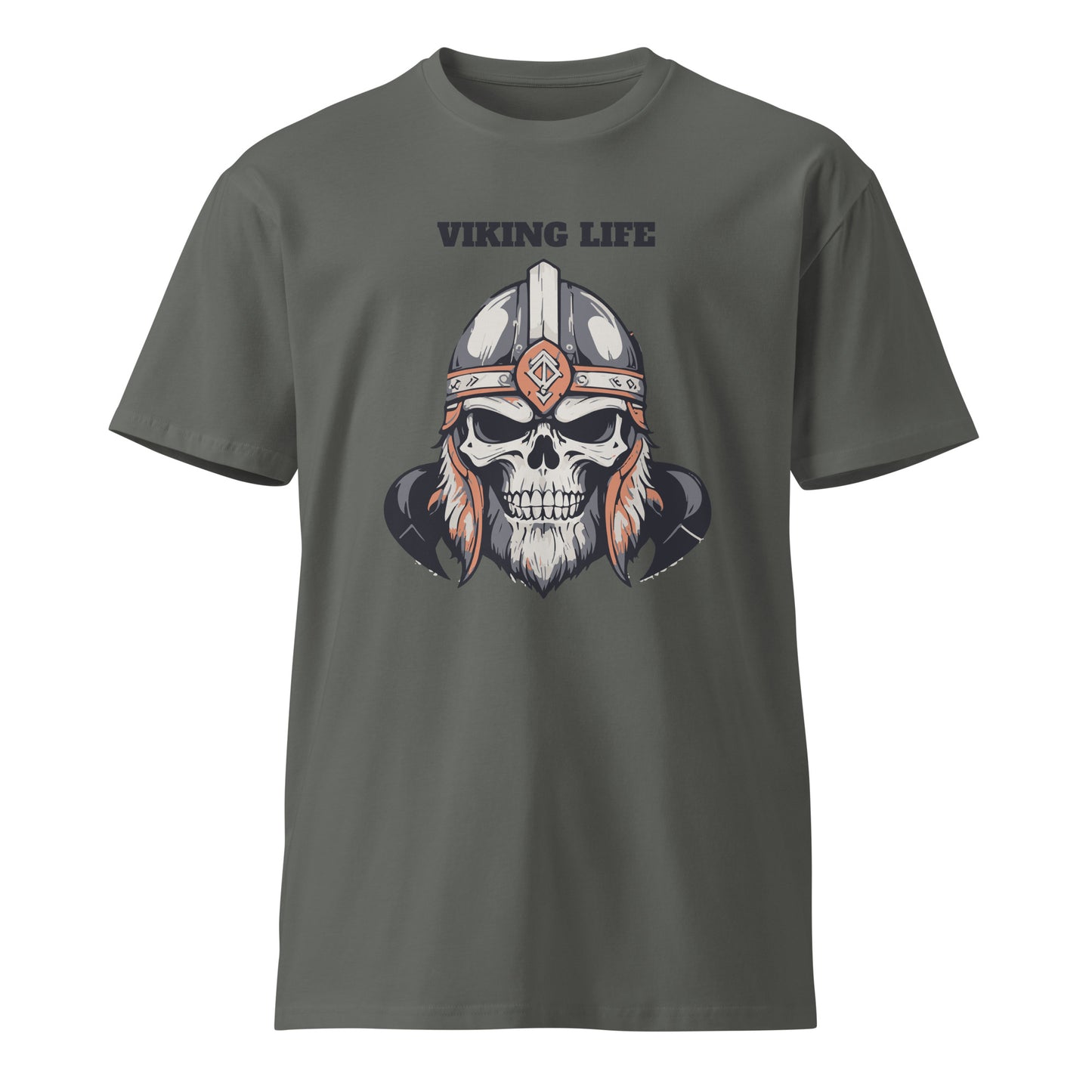 Viking Life Skull Head premium t-shirt