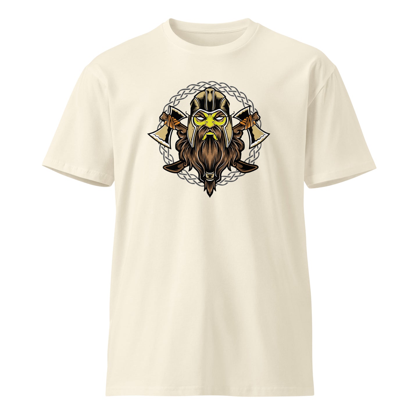Viking Angry Warrior Face premium t-shirt