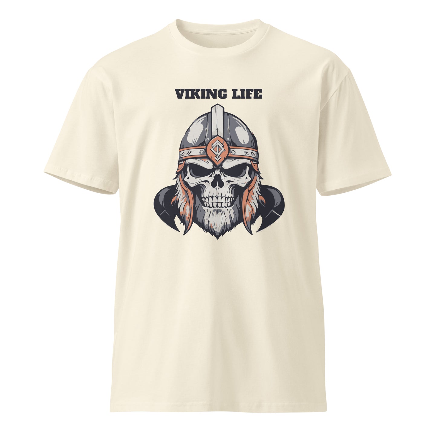 Viking Life Skull Head premium t-shirt