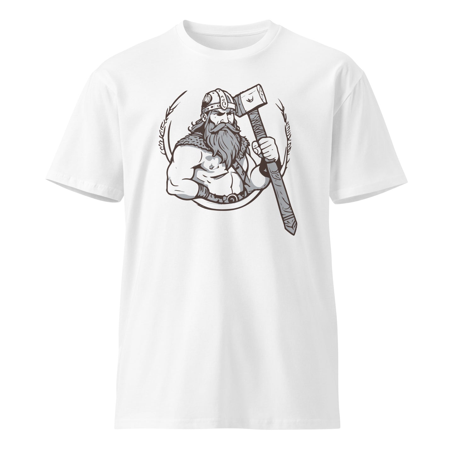Viking Warrior with Sword premium t-shirt