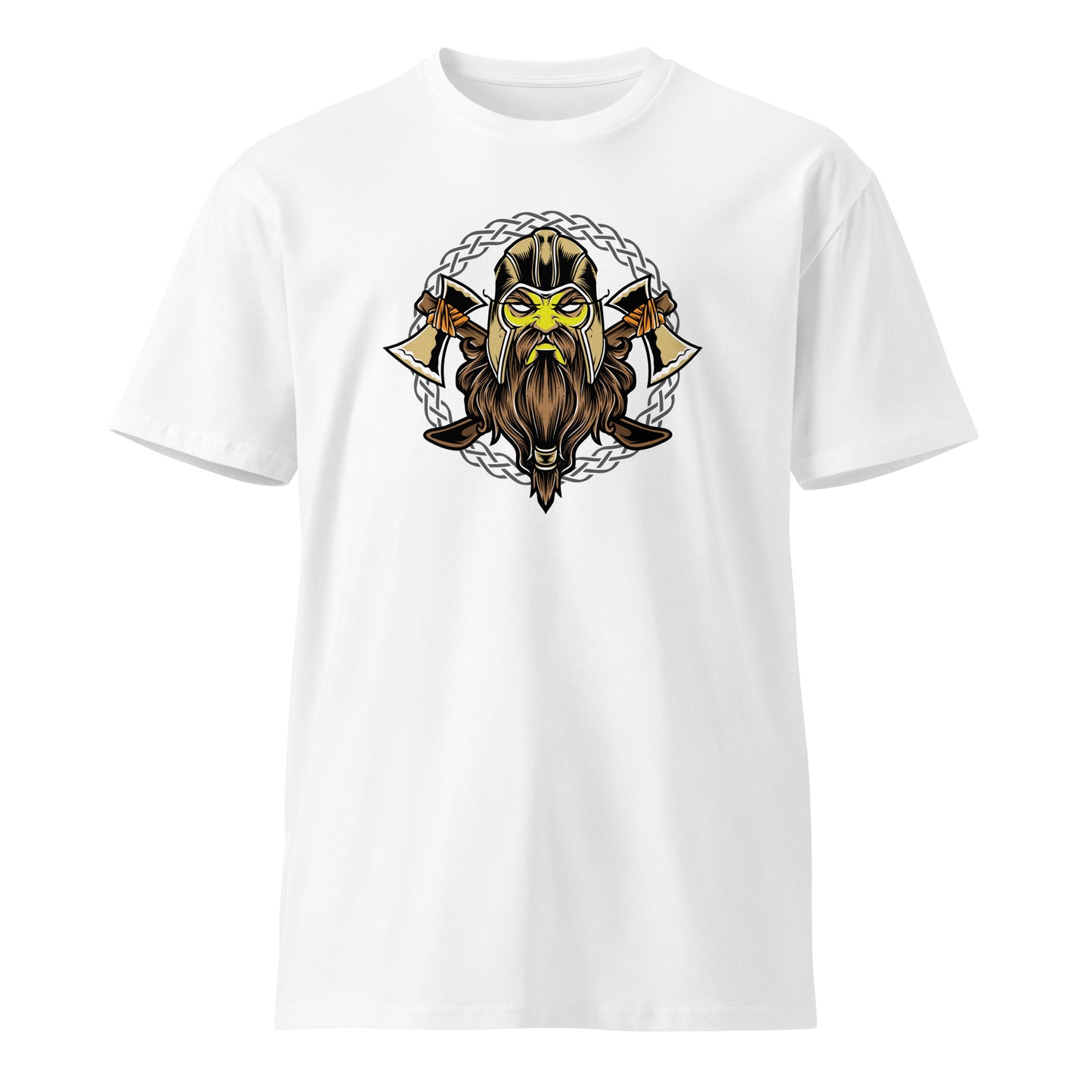 Viking Angry Warrior Face premium t-shirt