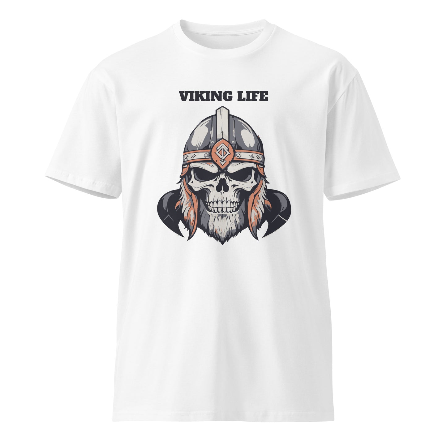 Viking Life Skull Head premium t-shirt