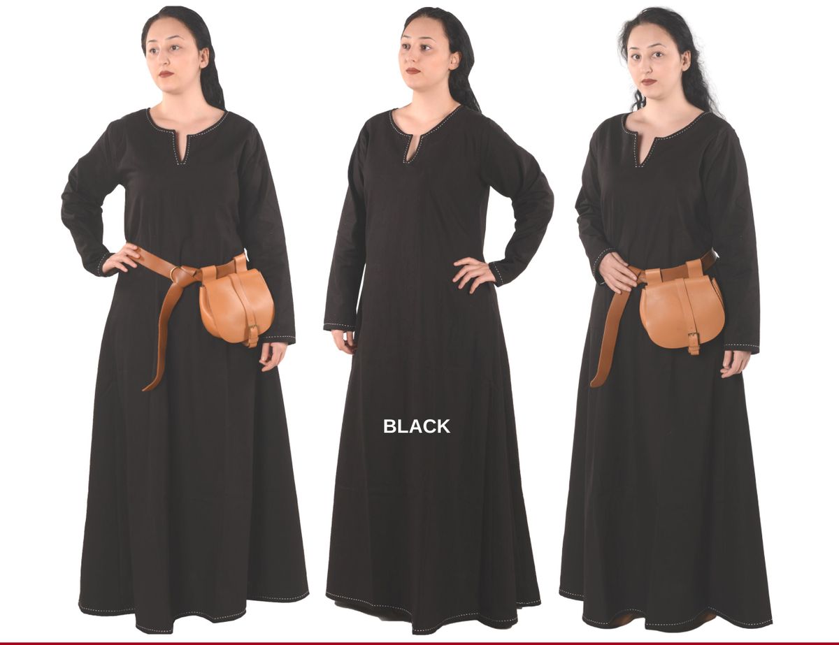 FREYA Cotton - Medieval Viking Renaissance Women's Underdress - Made in Turkey