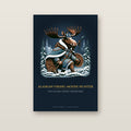Alaskan Viking Moose Hunter – Art Print on a wall