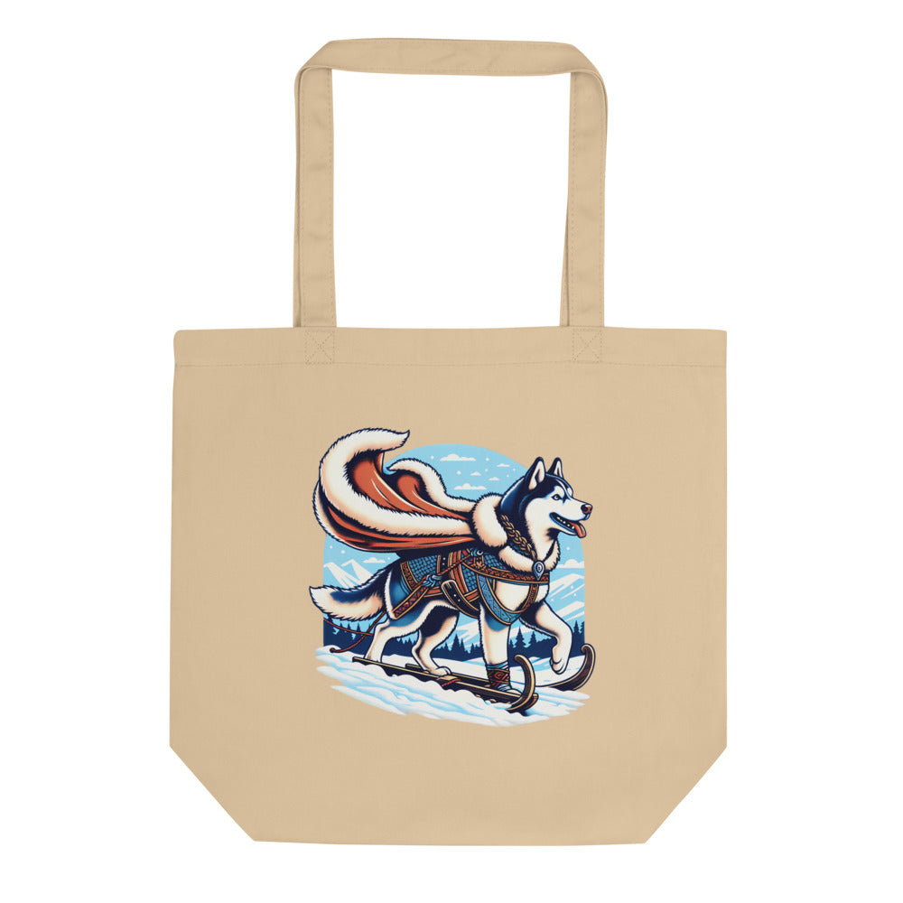 Who's Mushing Who? – Sled Dog Tote Bag