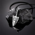 Norse Symbol Pendant Necklace – Vegvisir, Mjolnir or Arrowhead