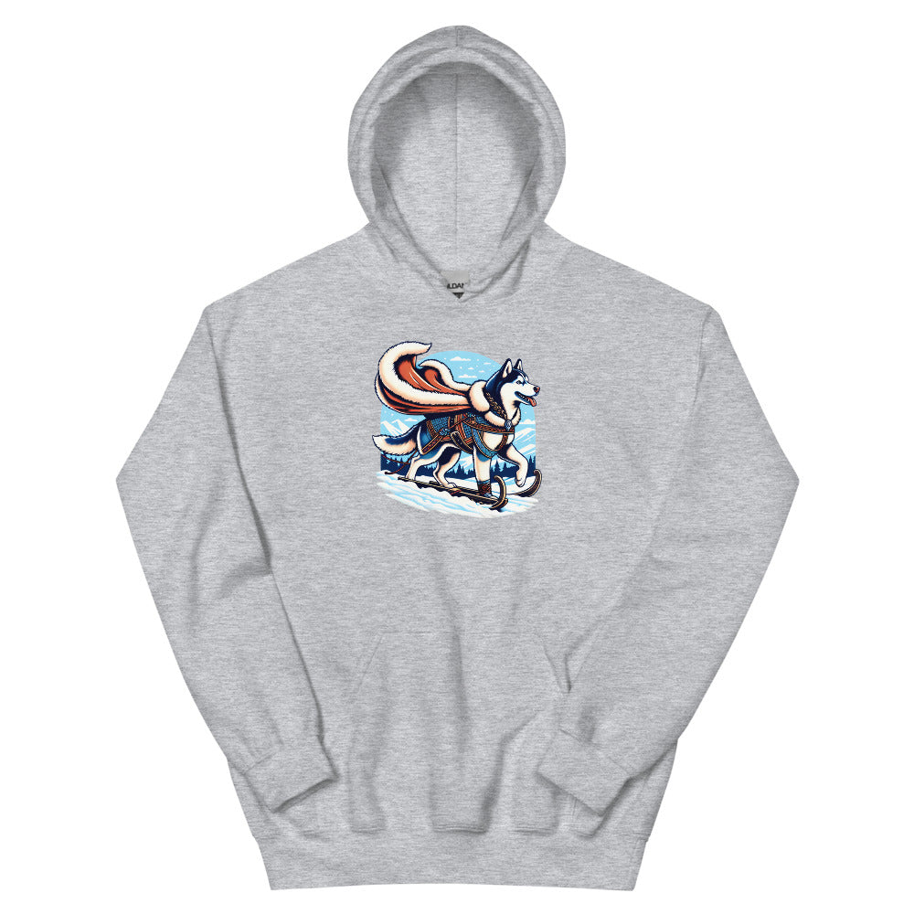 Who's Mushing Who? – Hoodie in Sport Grey