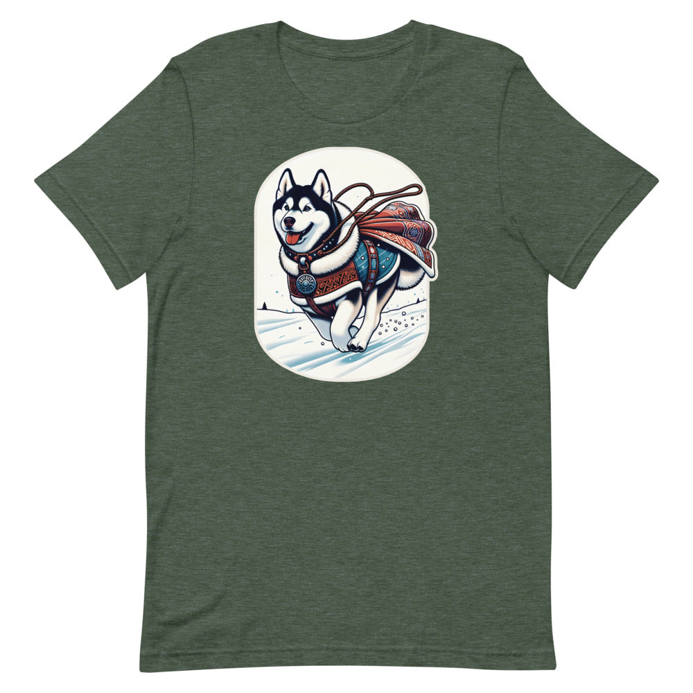 Trail Thane – Unisex Tee in Heather Forest
