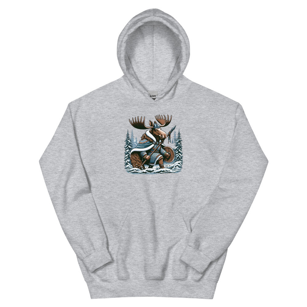 Alaskan Viking Moose Hunter – Hoodie in Sport Grey