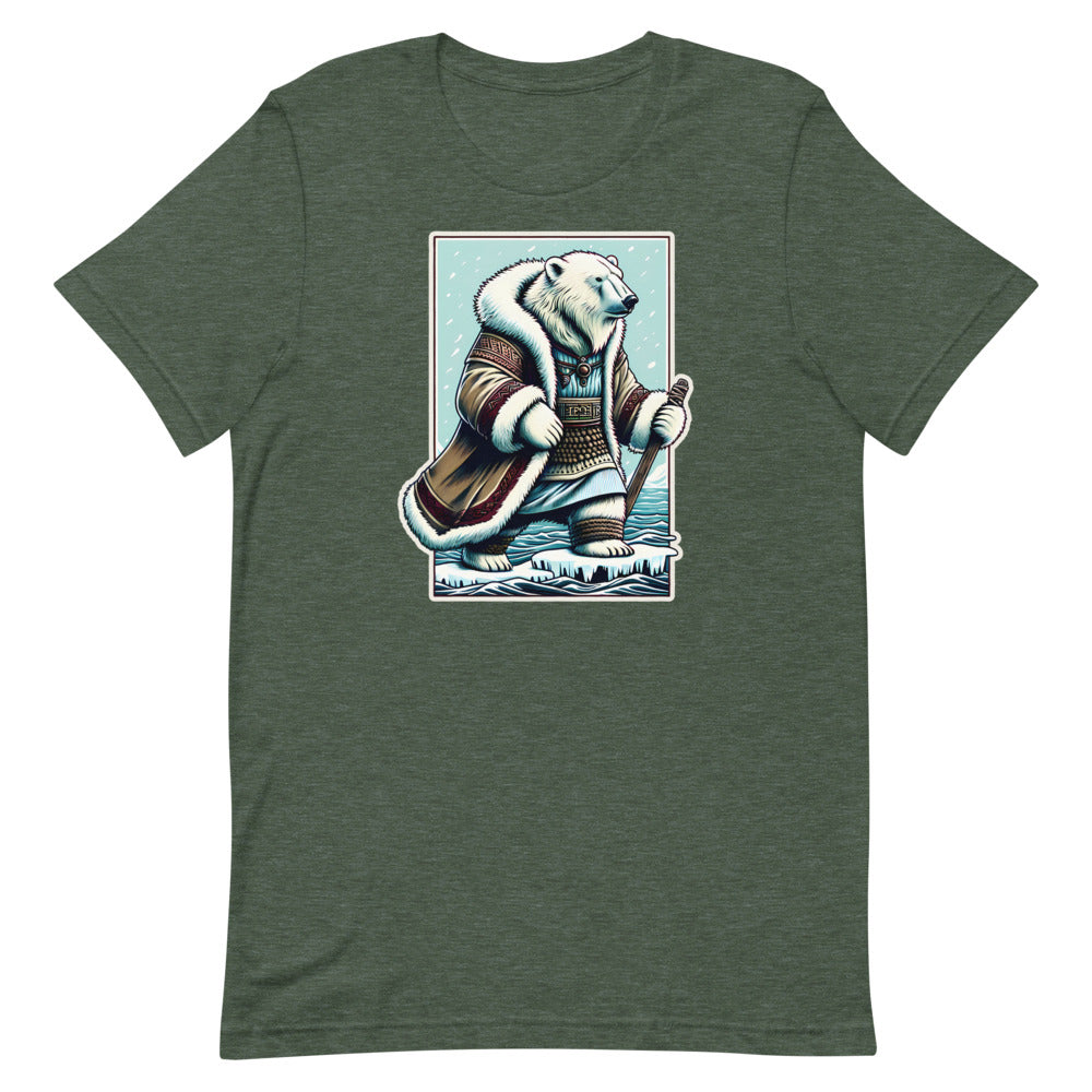 The Ice Jarl – Unisex Tee in Heather Forest