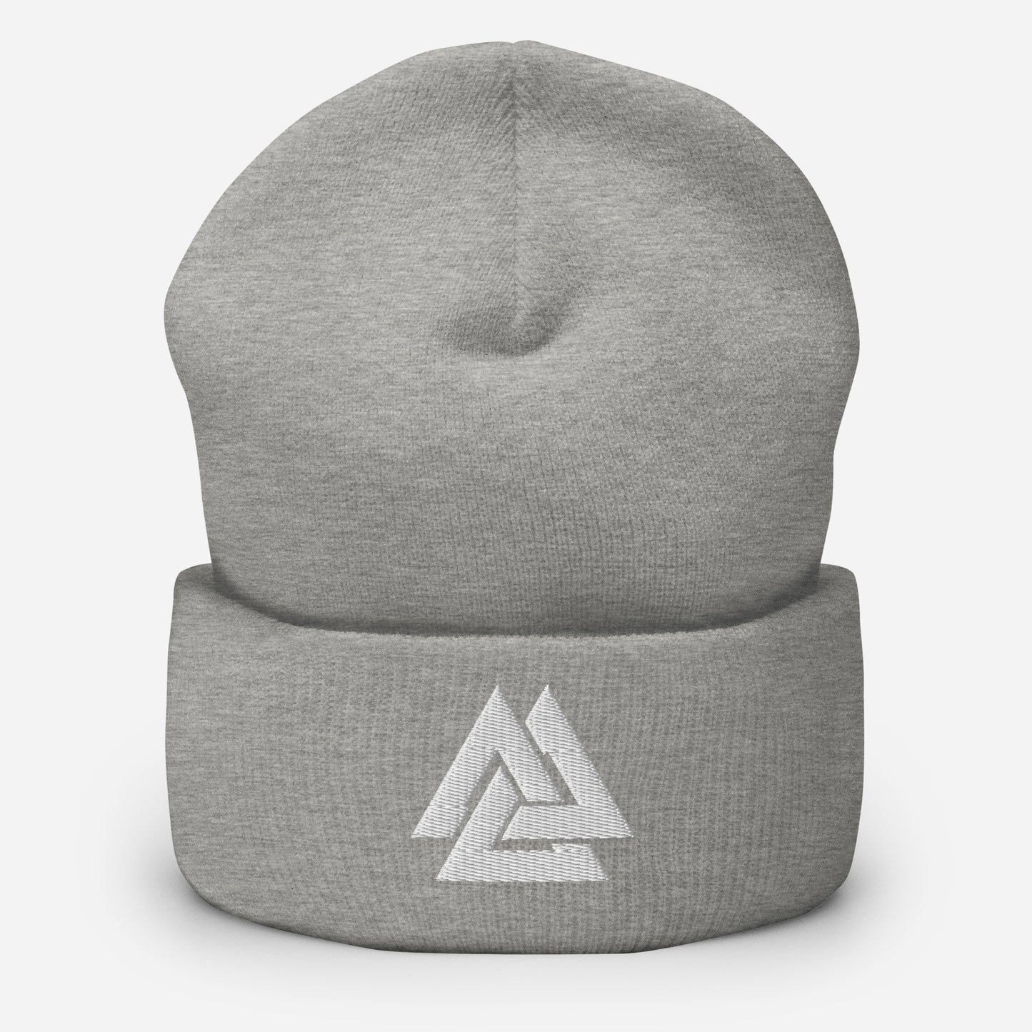 Women's Viking Valknut Embroidered Cuffed Beanie