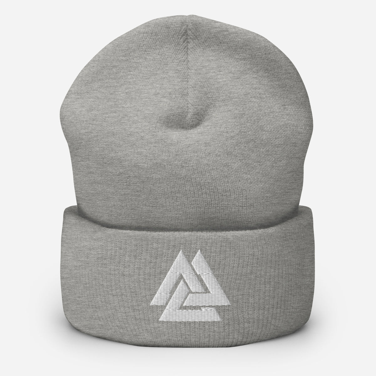 Women's Viking Valknut Embroidered Cuffed Beanie