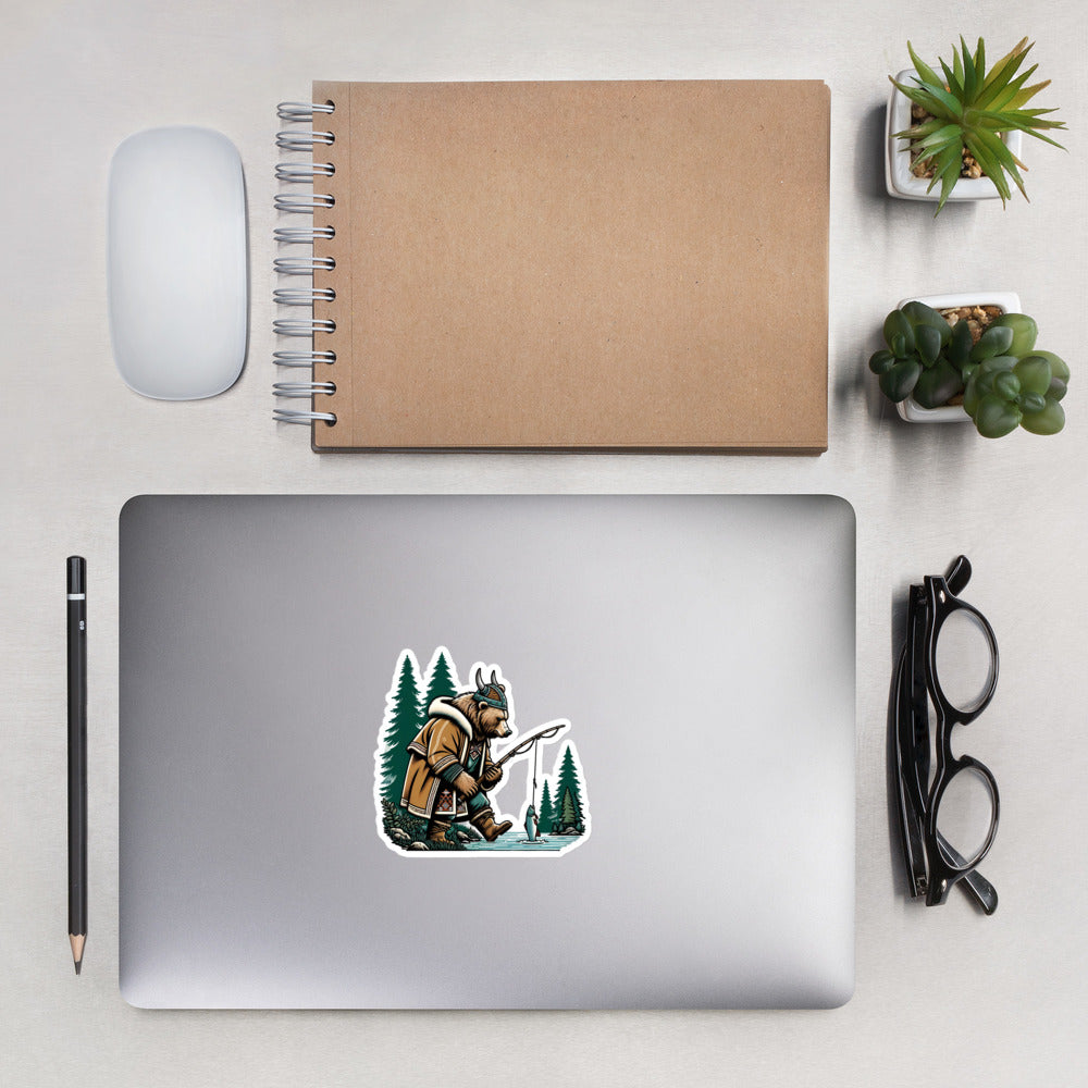 Bjørn the Salmon Raider – Sticker