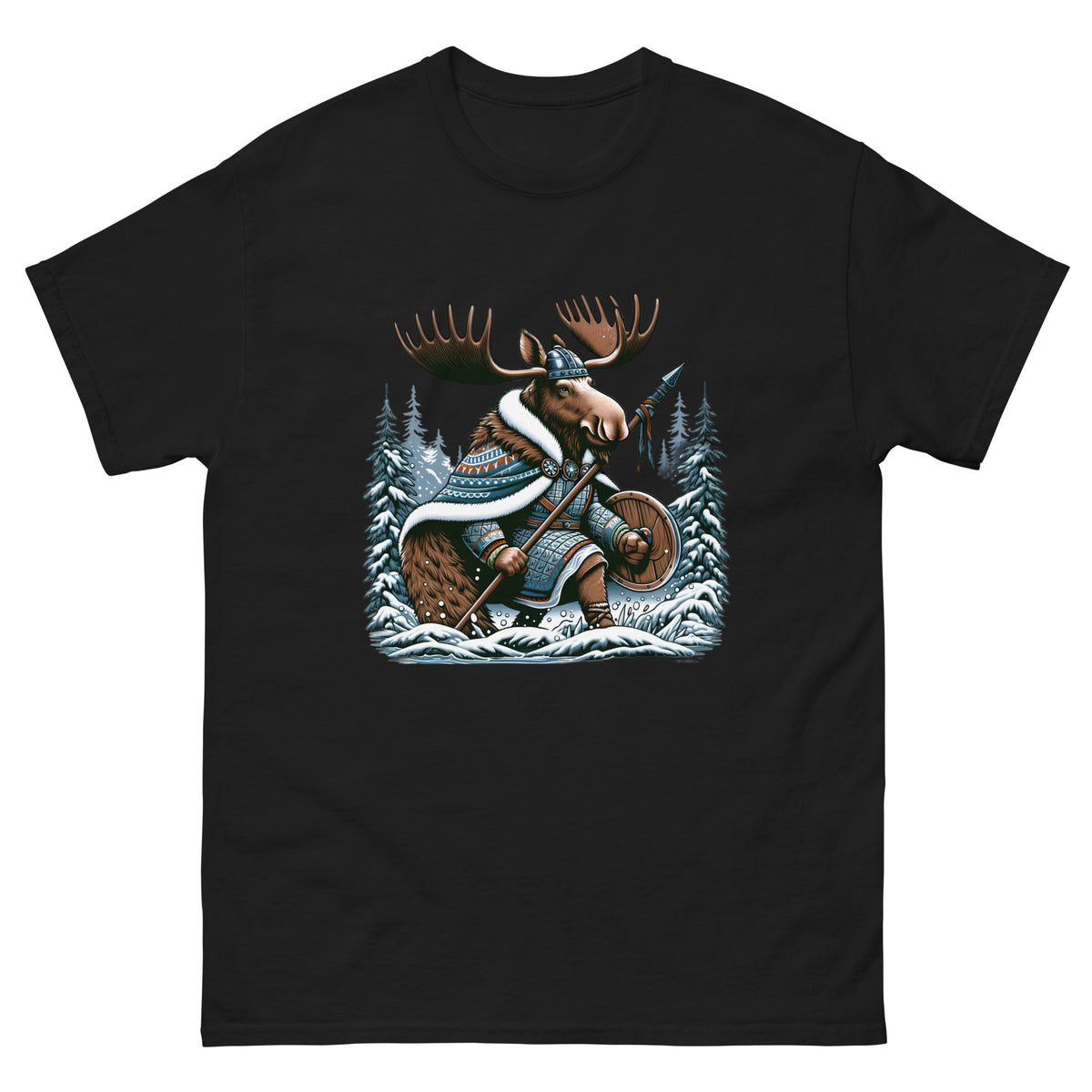 Alaskan Viking Moose Hunter - Big Men's Classic Tee