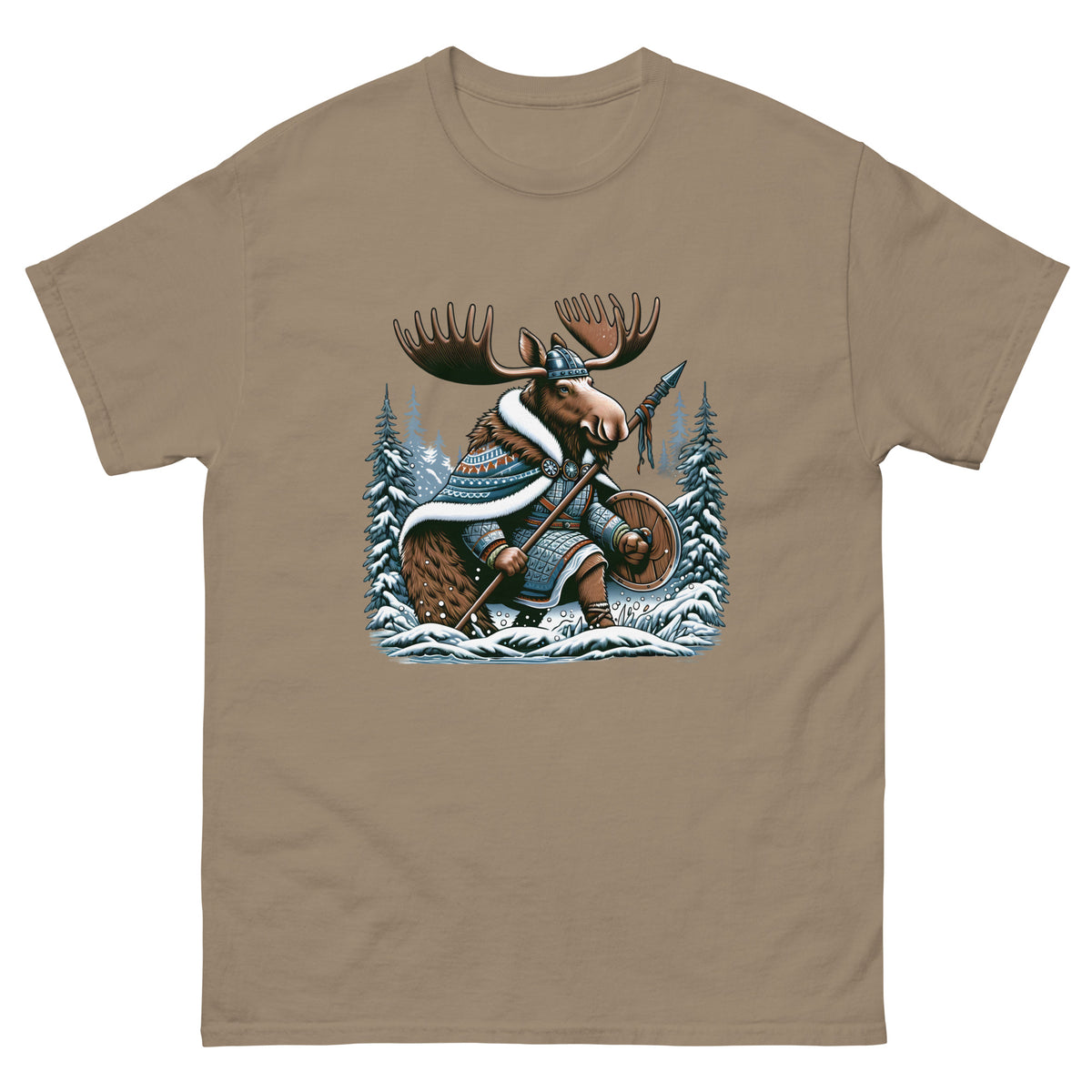 Alaskan Viking Moose Hunter - Big Men's Classic Tee