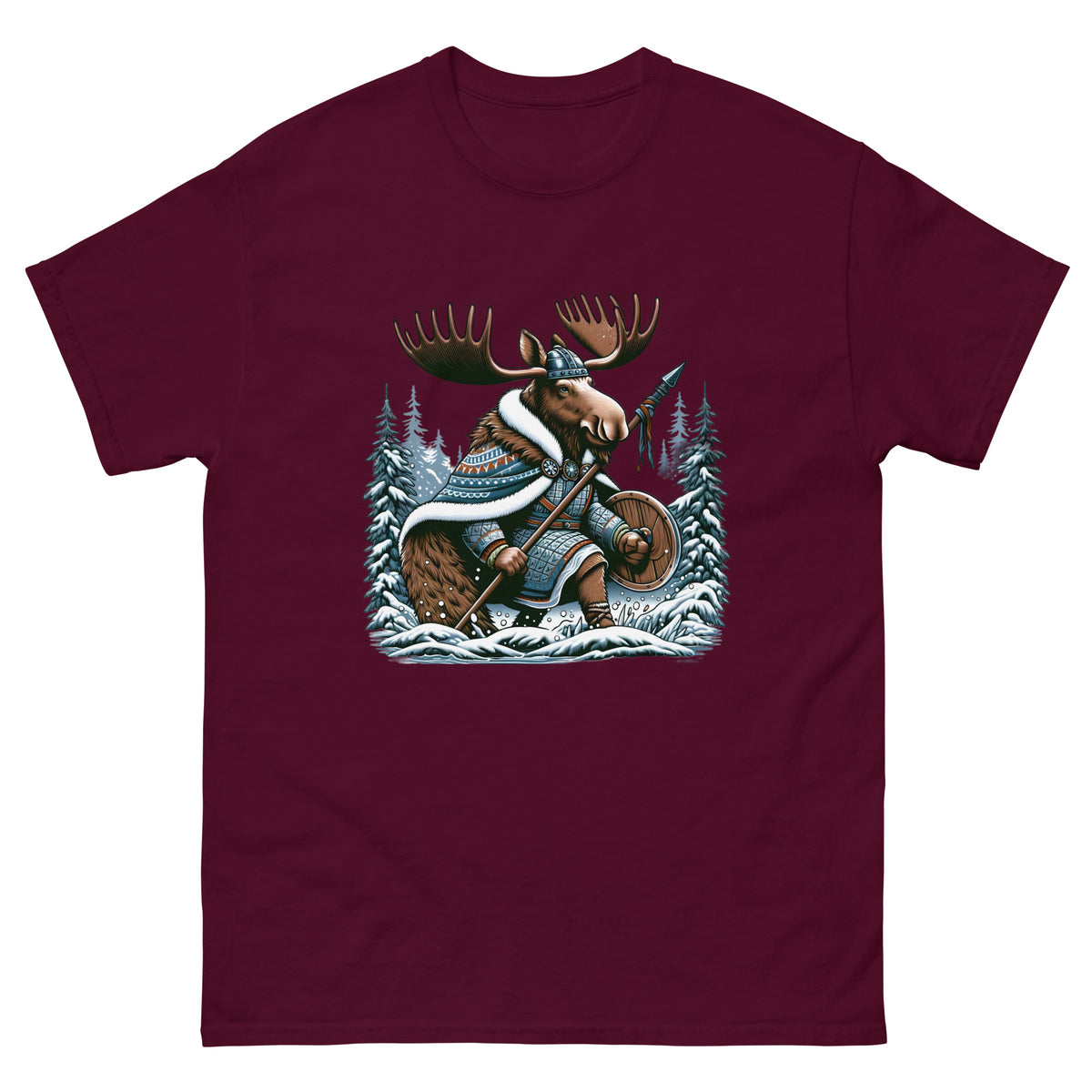 Alaskan Viking Moose Hunter - Big Men's Classic Tee