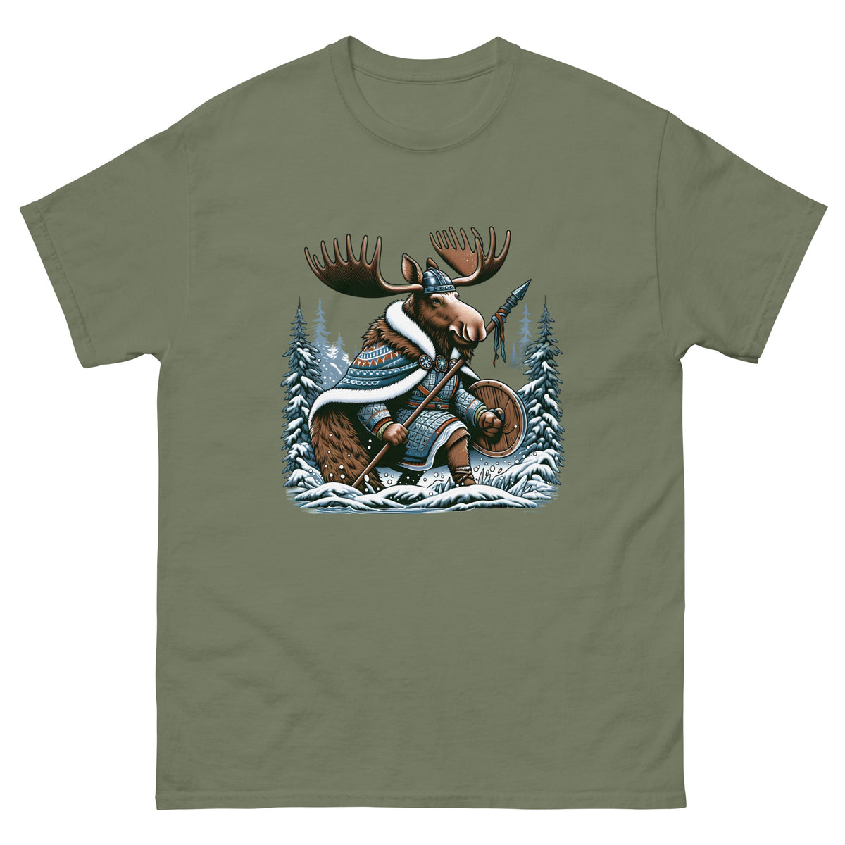 Alaskan Viking Moose Hunter - Big Men's Classic Tee