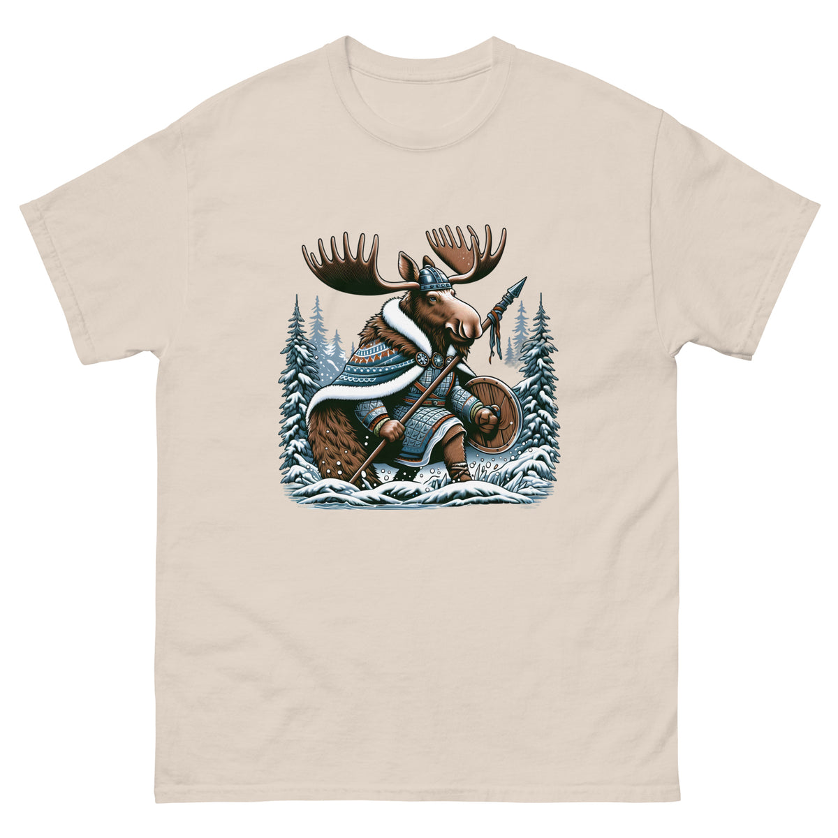 Alaskan Viking Moose Hunter - Big Men's Classic Tee