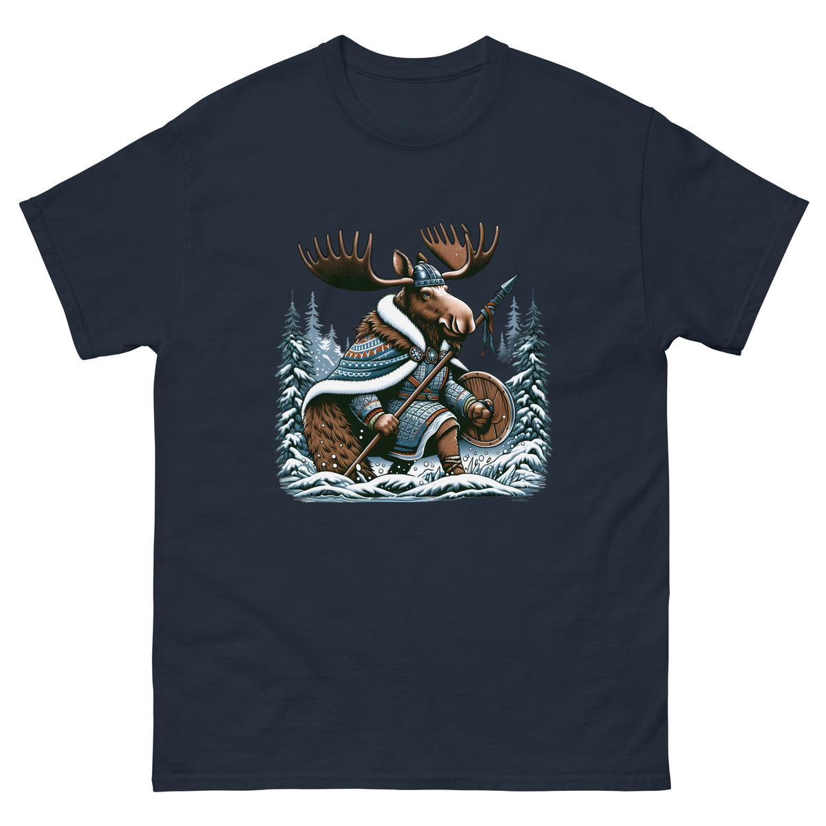Alaskan Viking Moose Hunter - Big Men's Classic Tee