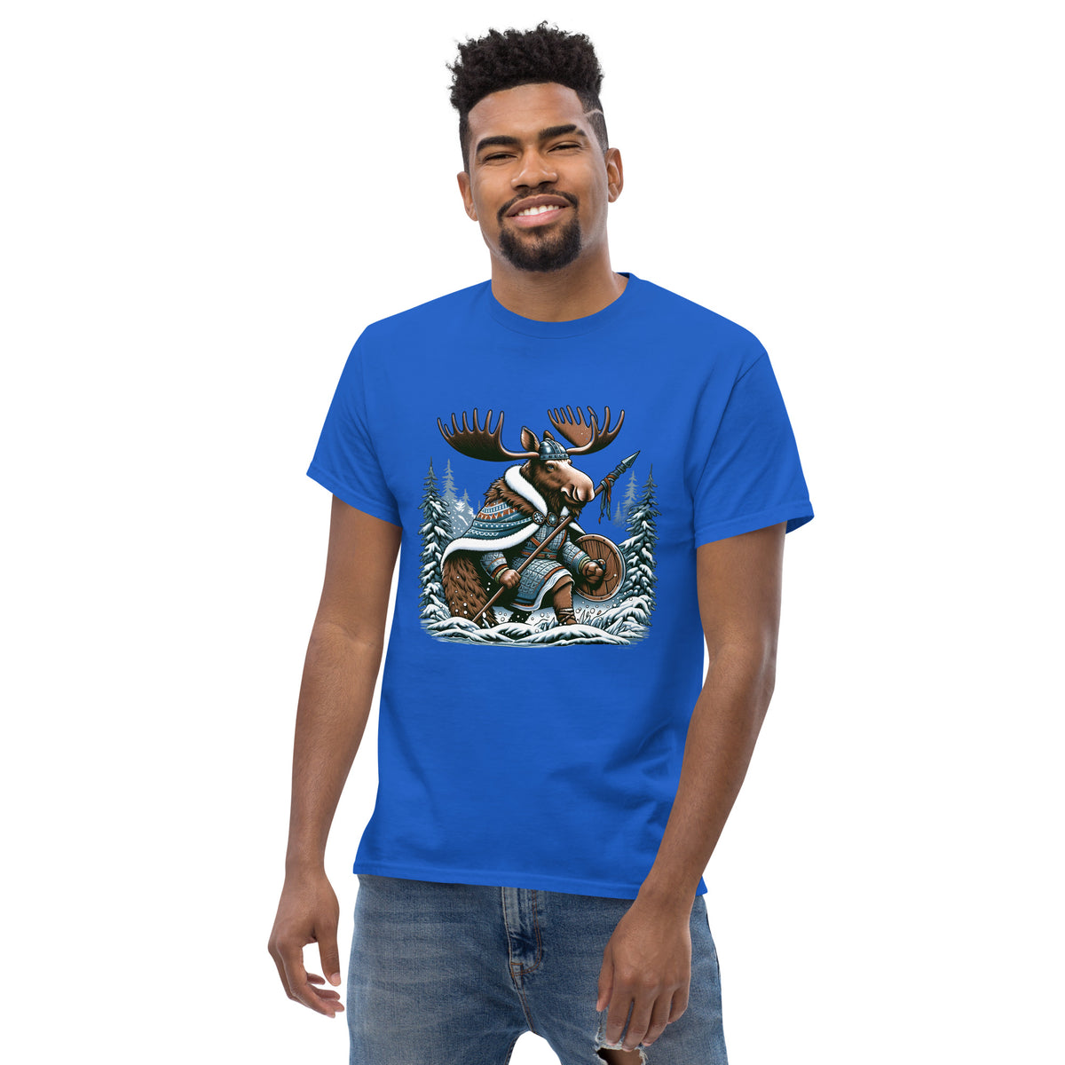 Alaskan Viking Moose Hunter - Big Men's Classic Tee