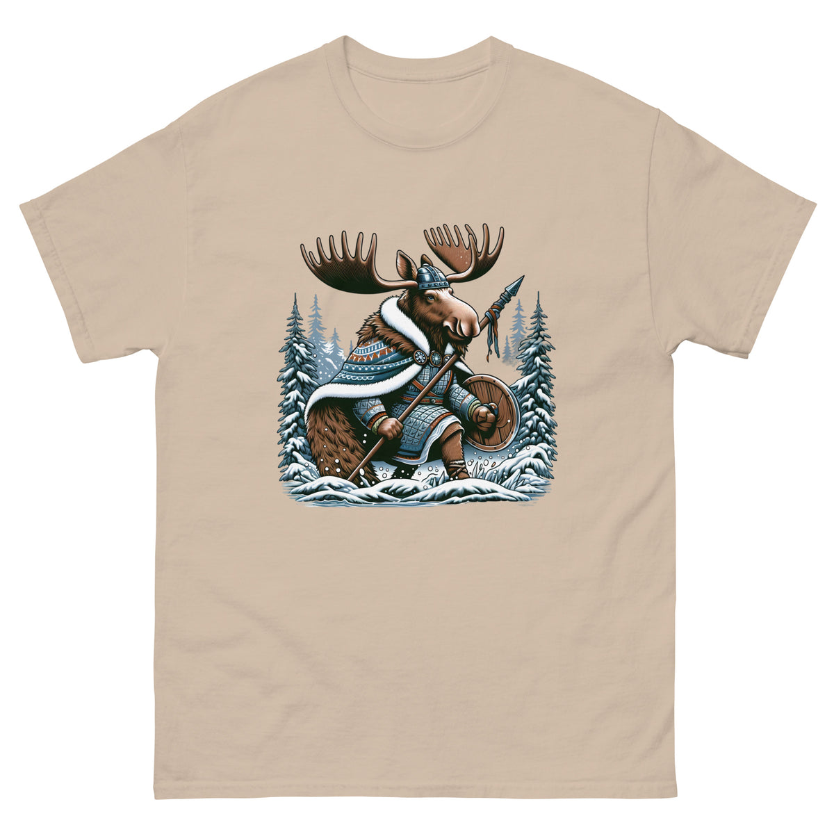 Alaskan Viking Moose Hunter - Big Men's Classic Tee