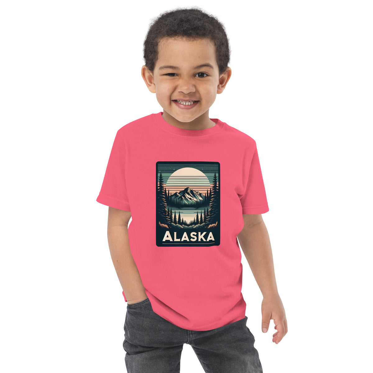 Wild Alaska Toddler jersey t-shirt