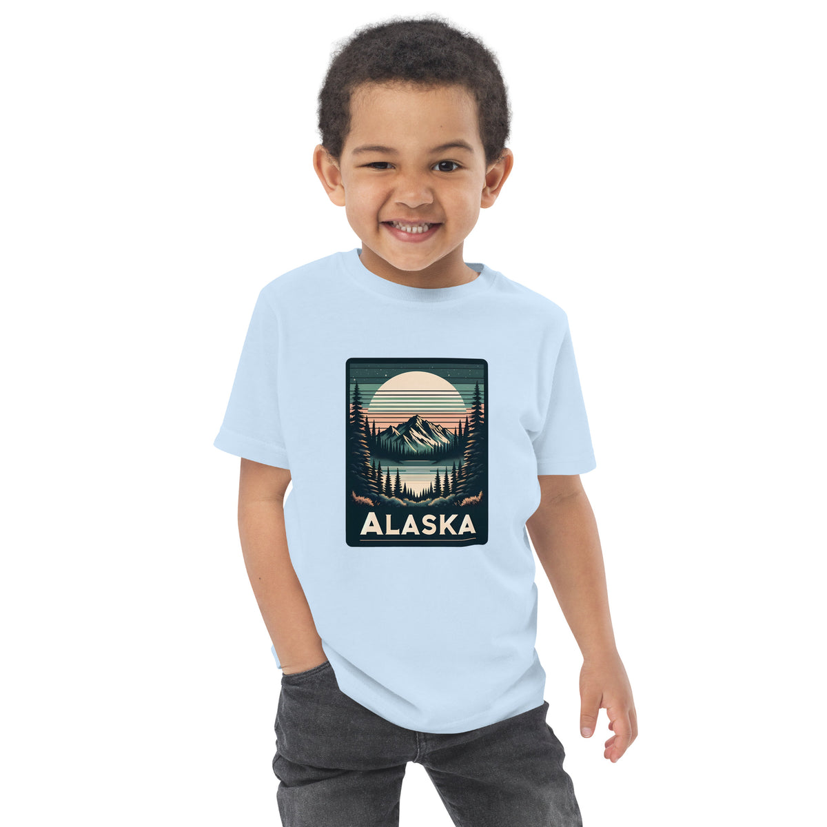 Wild Alaska Toddler jersey t-shirt