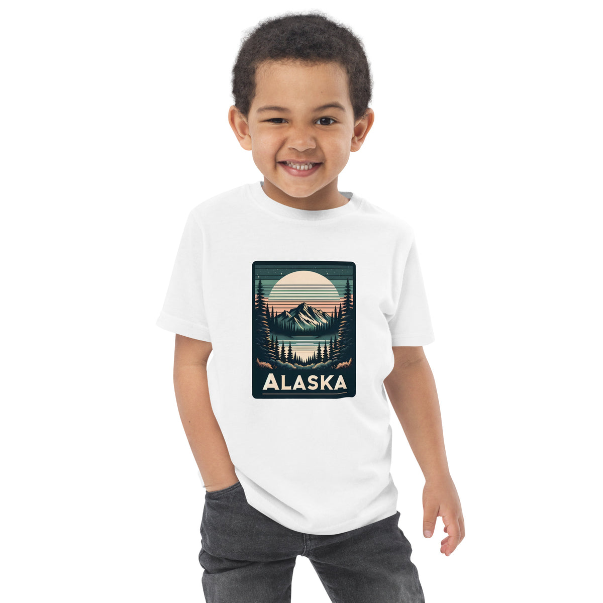 Wild Alaska Toddler jersey t-shirt