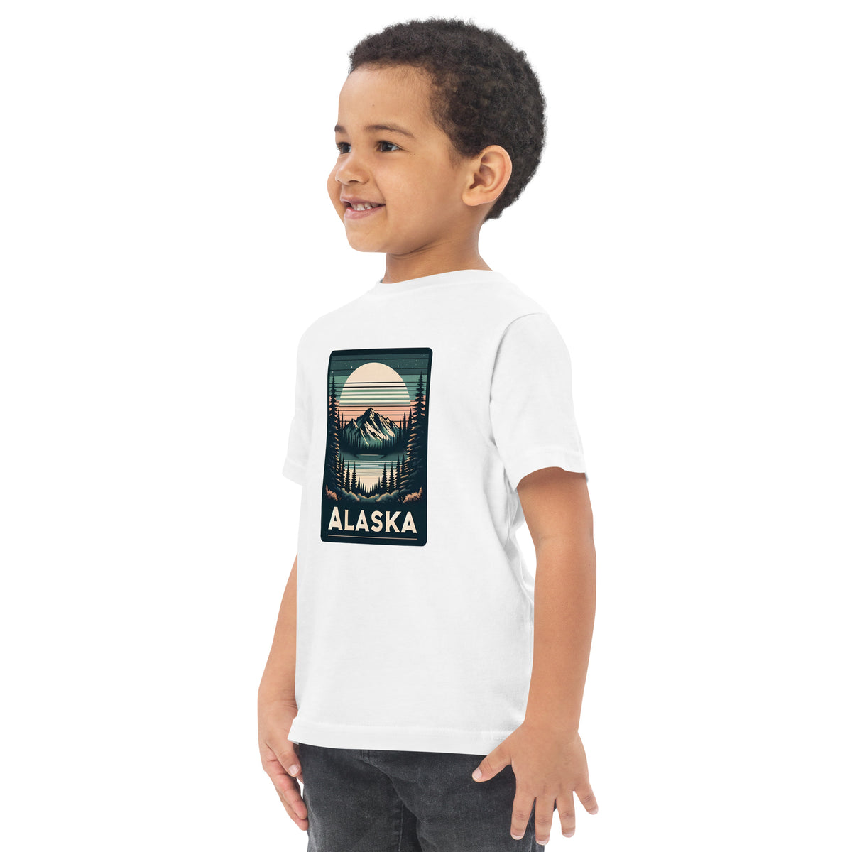 Wild Alaska Toddler jersey t-shirt