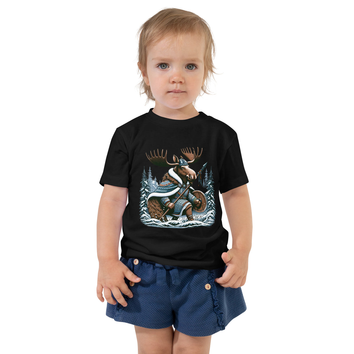 Alaskan Viking Moose Hunter - Toddler Short Sleeve Tee