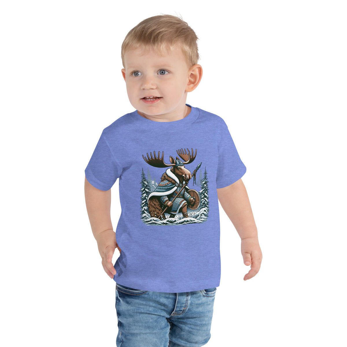 Alaskan Viking Moose Hunter - Toddler Short Sleeve Tee