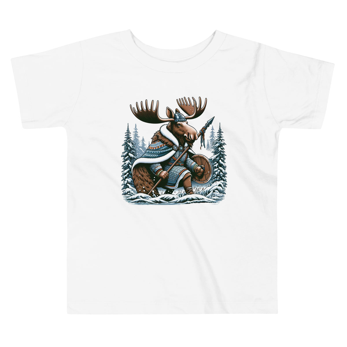 Alaskan Viking Moose Hunter - Toddler Short Sleeve Tee