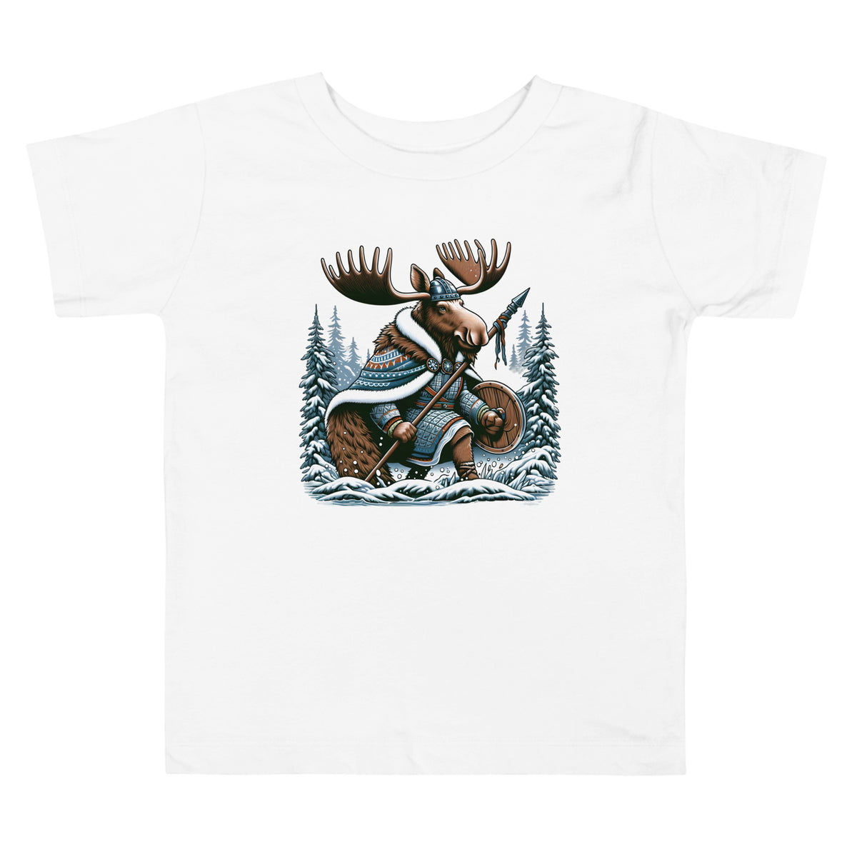 Alaskan Viking Moose Hunter - Toddler Short Sleeve Tee