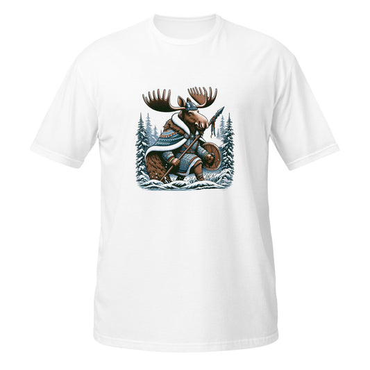 Alaskan Viking Moose Hunter Short-Sleeve Unisex T-Shirt