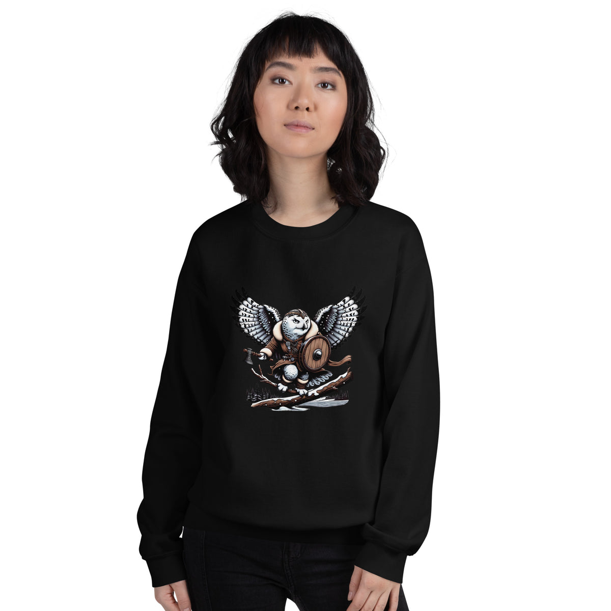 Alaska Snowy Owl "Snowtalon" Unisex Sweatshirt