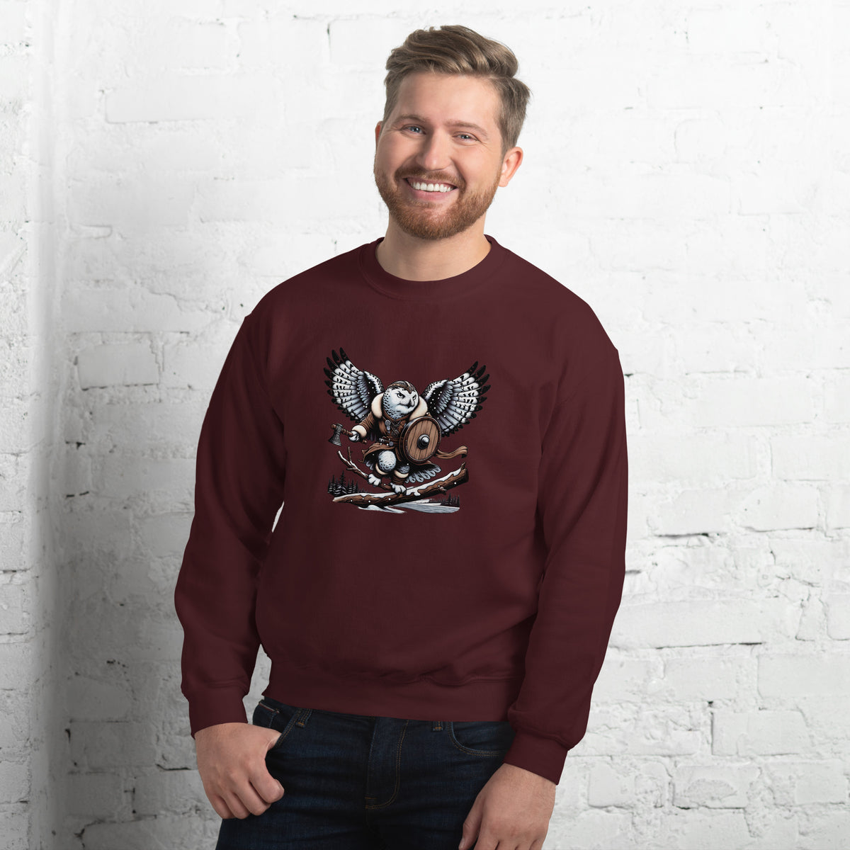 Alaska Snowy Owl "Snowtalon" Unisex Sweatshirt