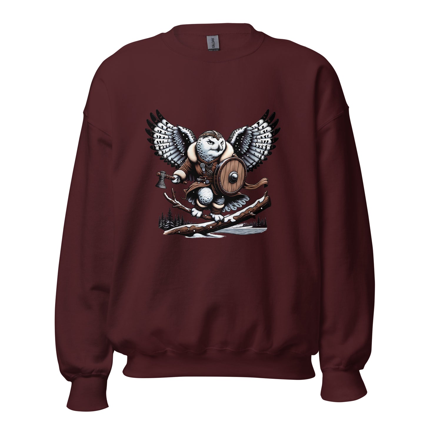 Alaska Snowy Owl "Snowtalon" Unisex Sweatshirt