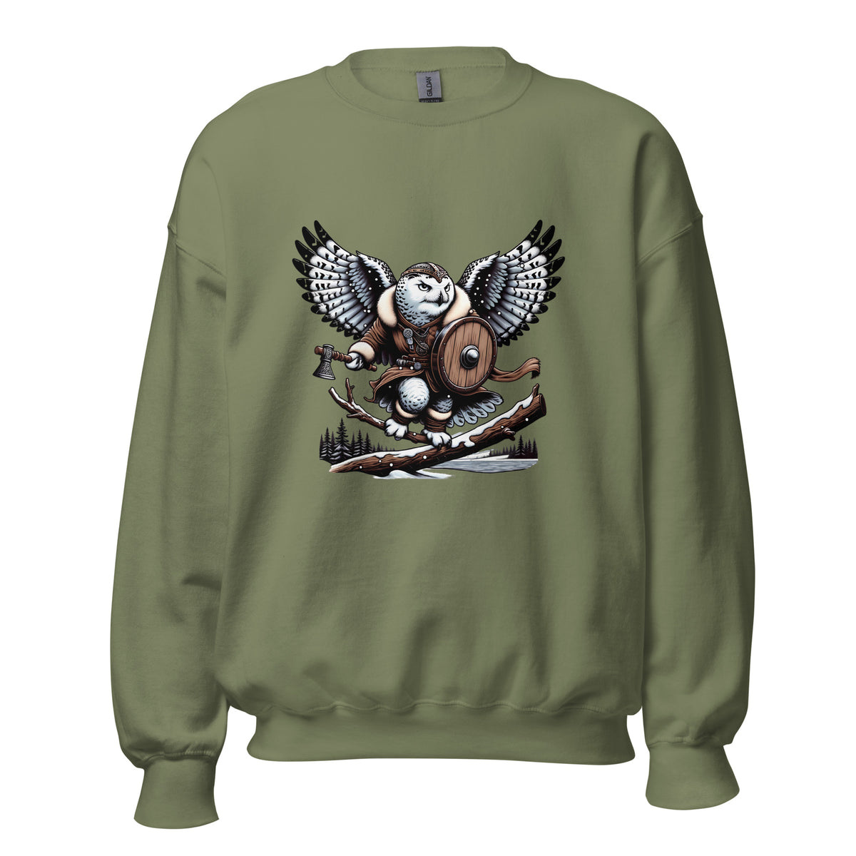 Alaska Snowy Owl "Snowtalon" Unisex Sweatshirt