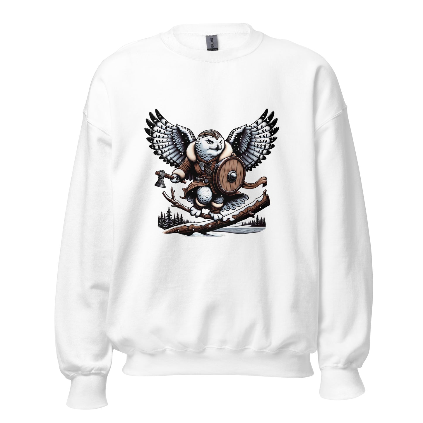 Alaska Snowy Owl "Snowtalon" Unisex Sweatshirt