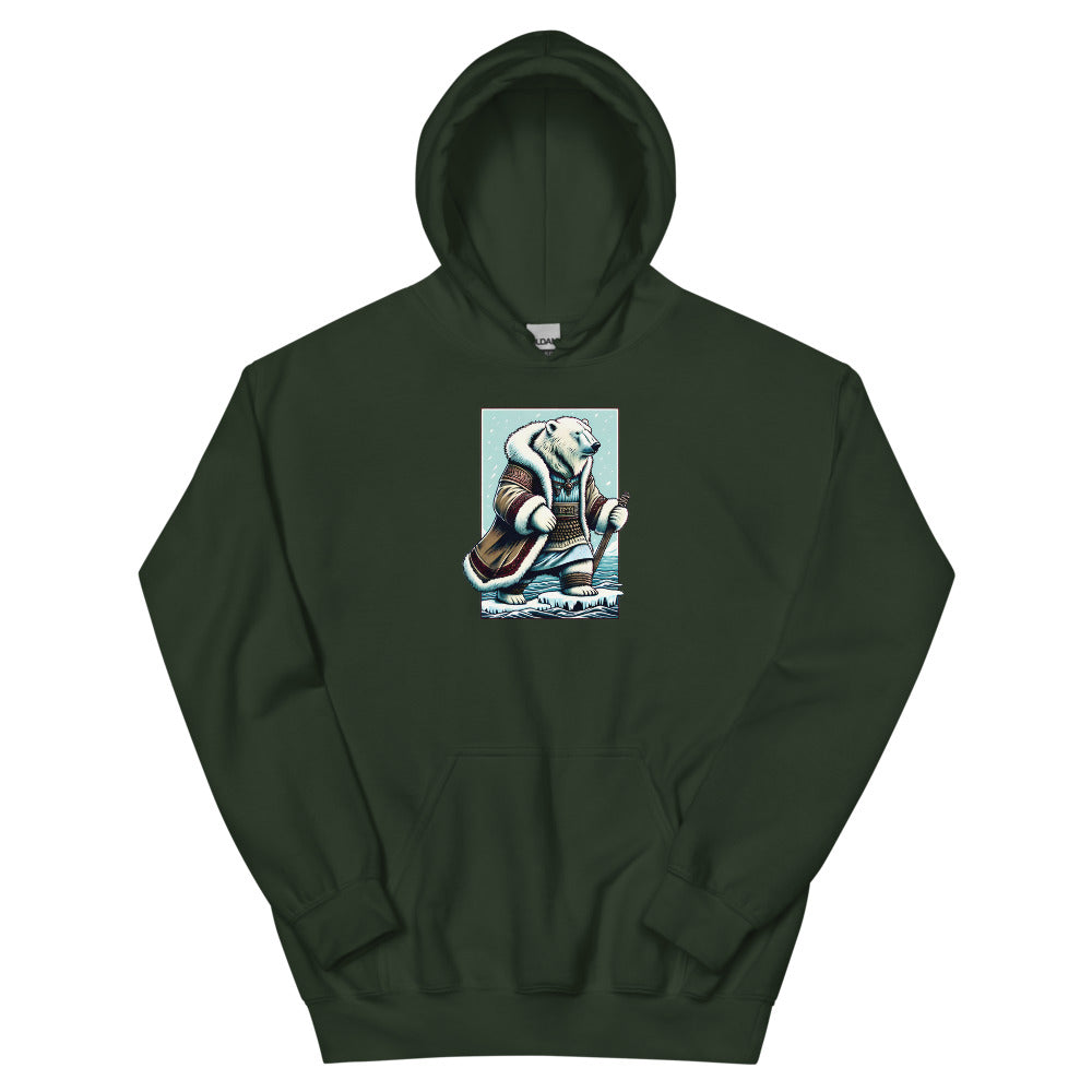The Ice Jarl – Hoodie in Forest Green
