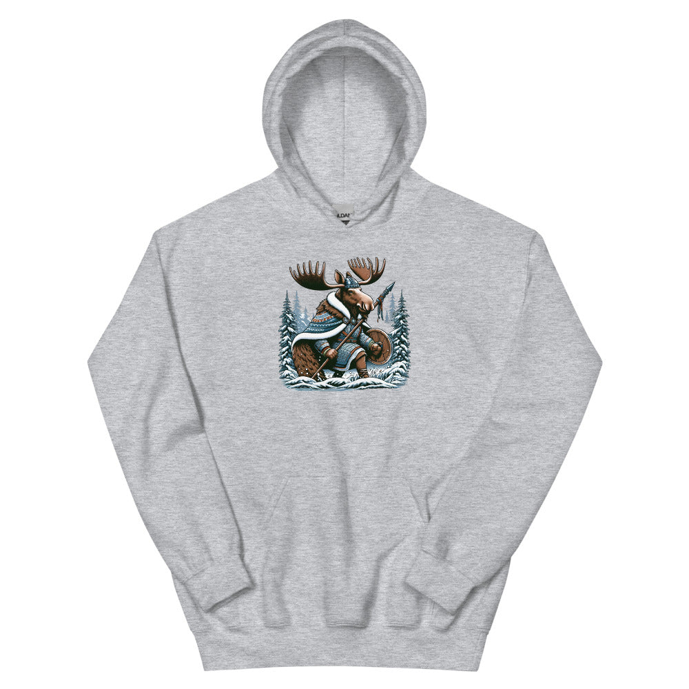 Alaskan Viking Moose Hunter – Hoodie in Sport Grey