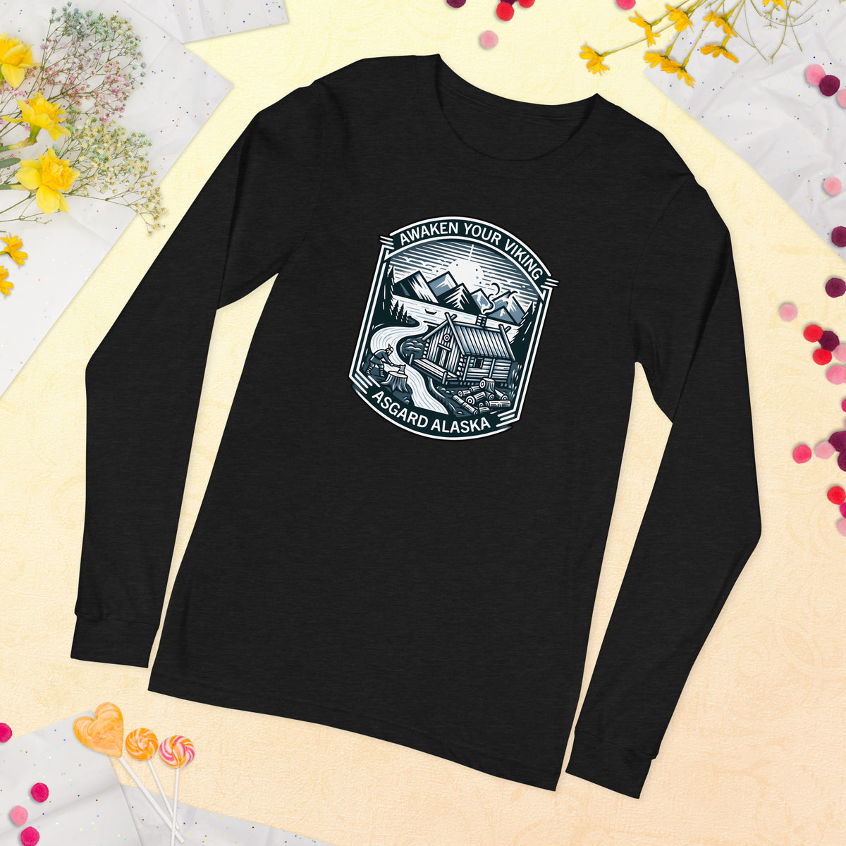 Awaken Your Viking - Unisex Long Sleeve Tee