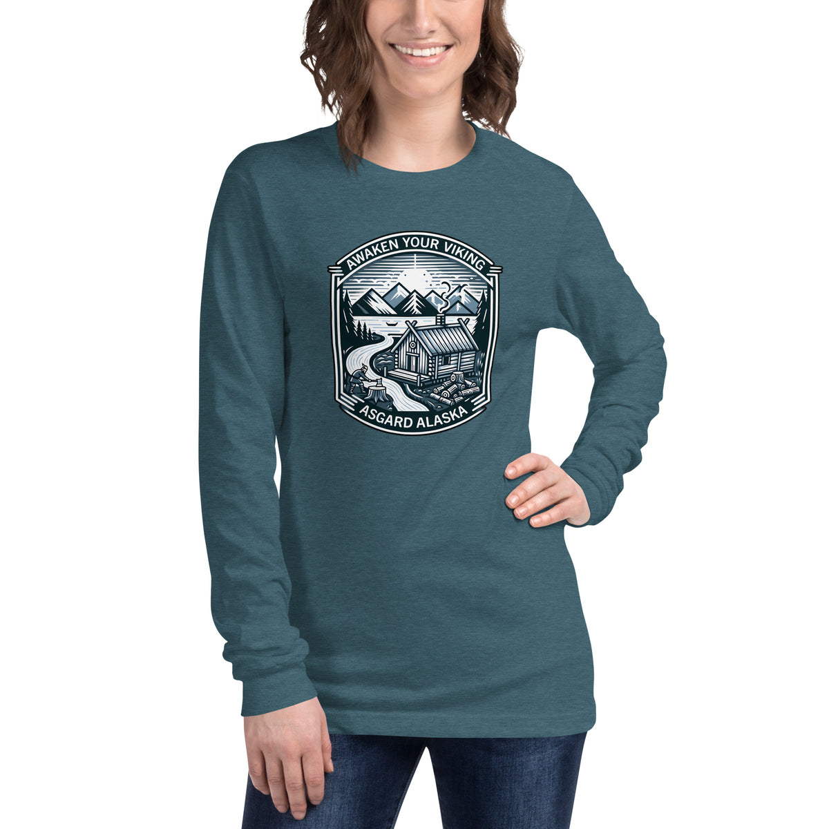 Awaken Your Viking - Unisex Long Sleeve Tee