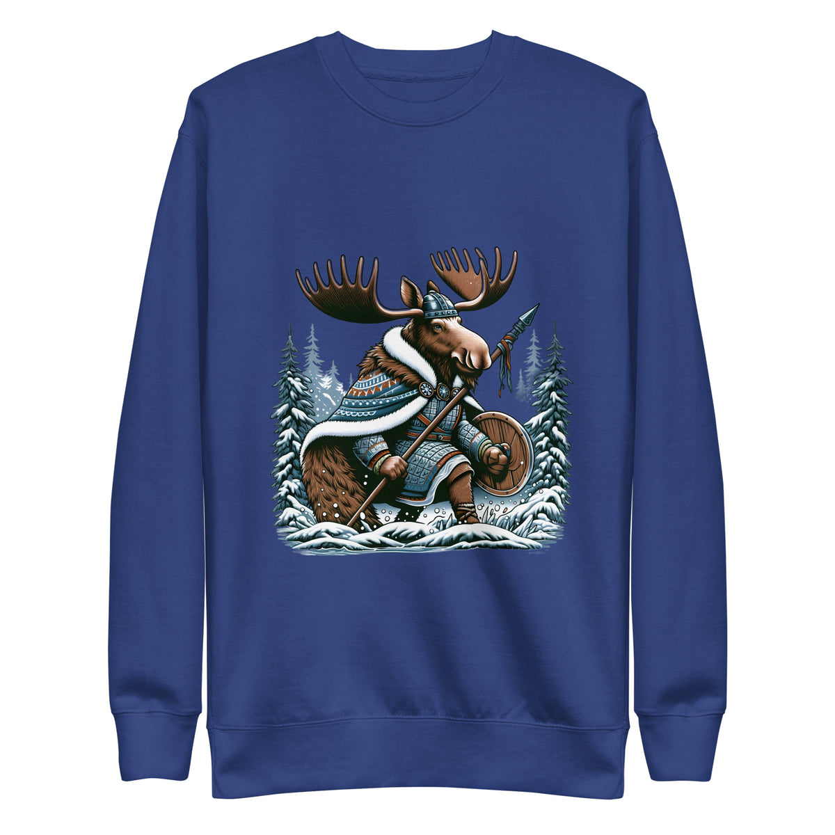Alaskan Viking Moose Hunter - Unisex Premium Sweatshirt