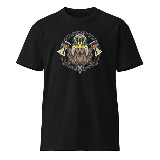 Viking Angry Warrior Face premium t-shirt