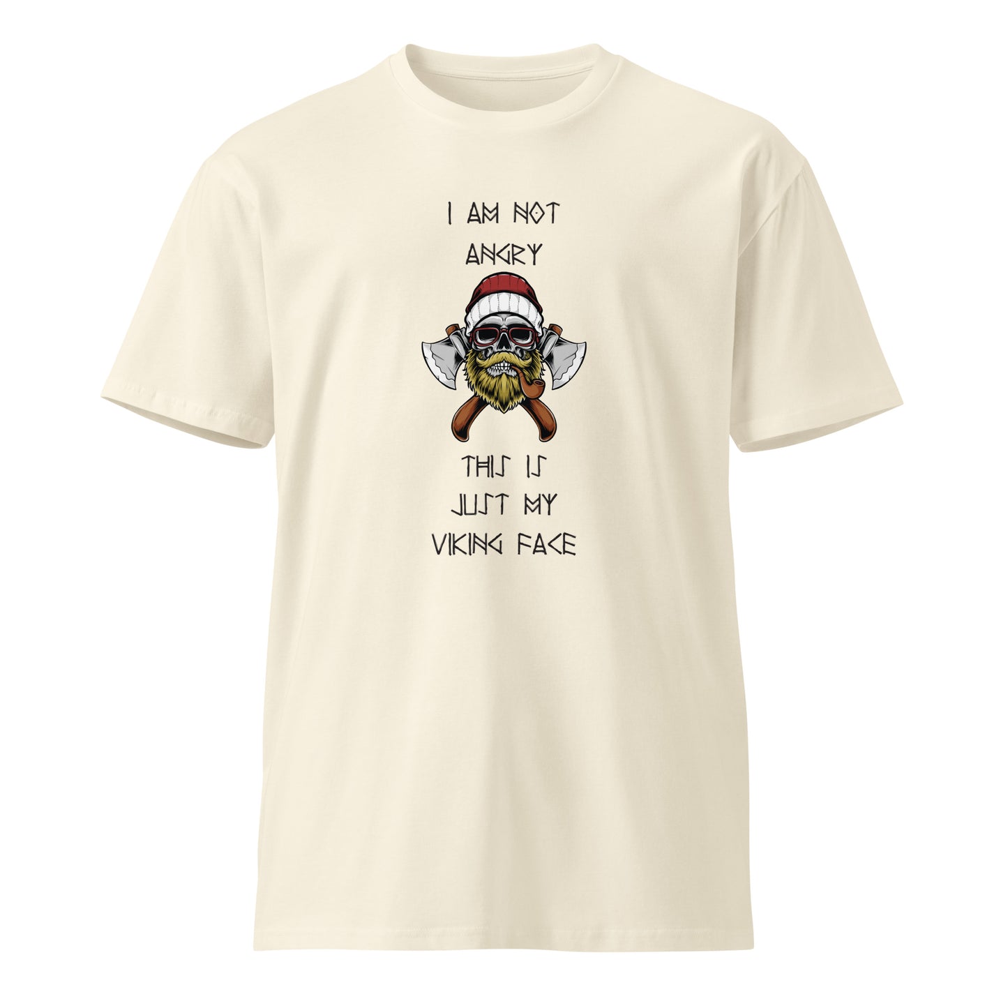 I am not Angry, Just Viking Face premium t-shirt