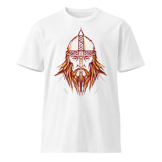 Warrior Viking Head premium t-shirt