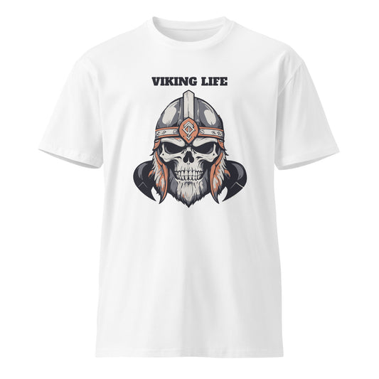 Viking Life Skull Head premium t-shirt