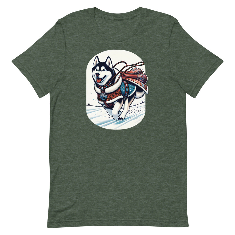 Trail Thane – Unisex Tee in Heather Forest